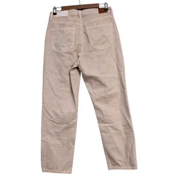 NWT American Eagle Jeans Size 8 / 29 High Rise Mom Straight Beige Denim Preppy - Picture 8 of 15